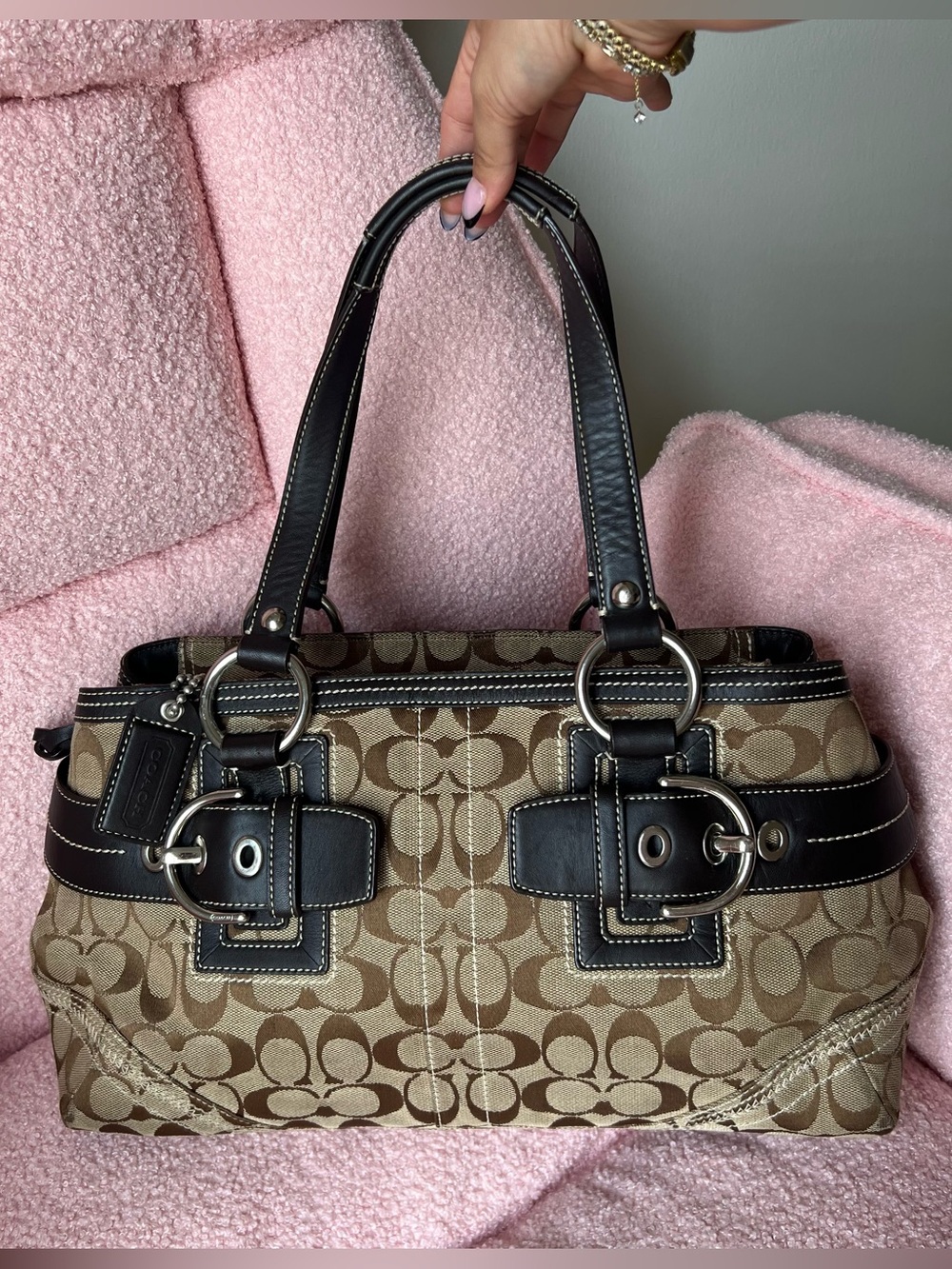 Coach Soho Signature Jacquard Satchel